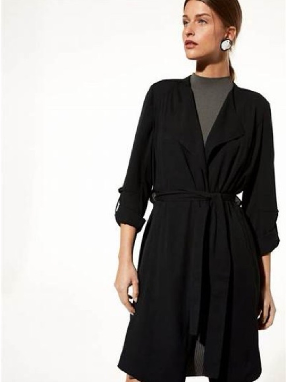 Babaton Black Trench Coat